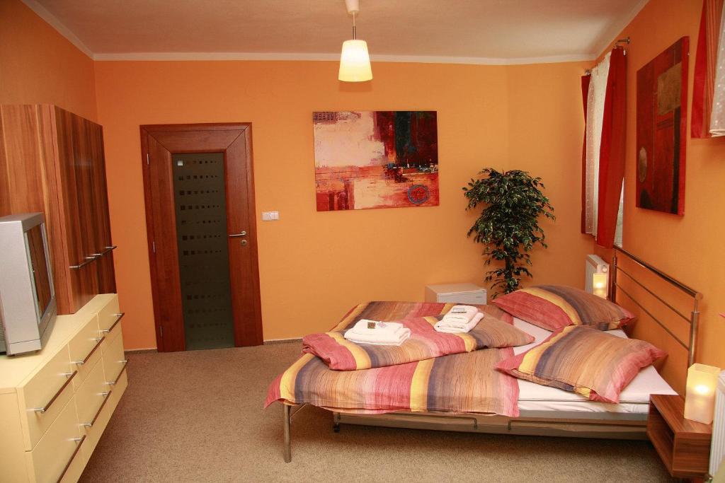 Mahleruv Penzion Na Hradbach Jihlava Zimmer foto